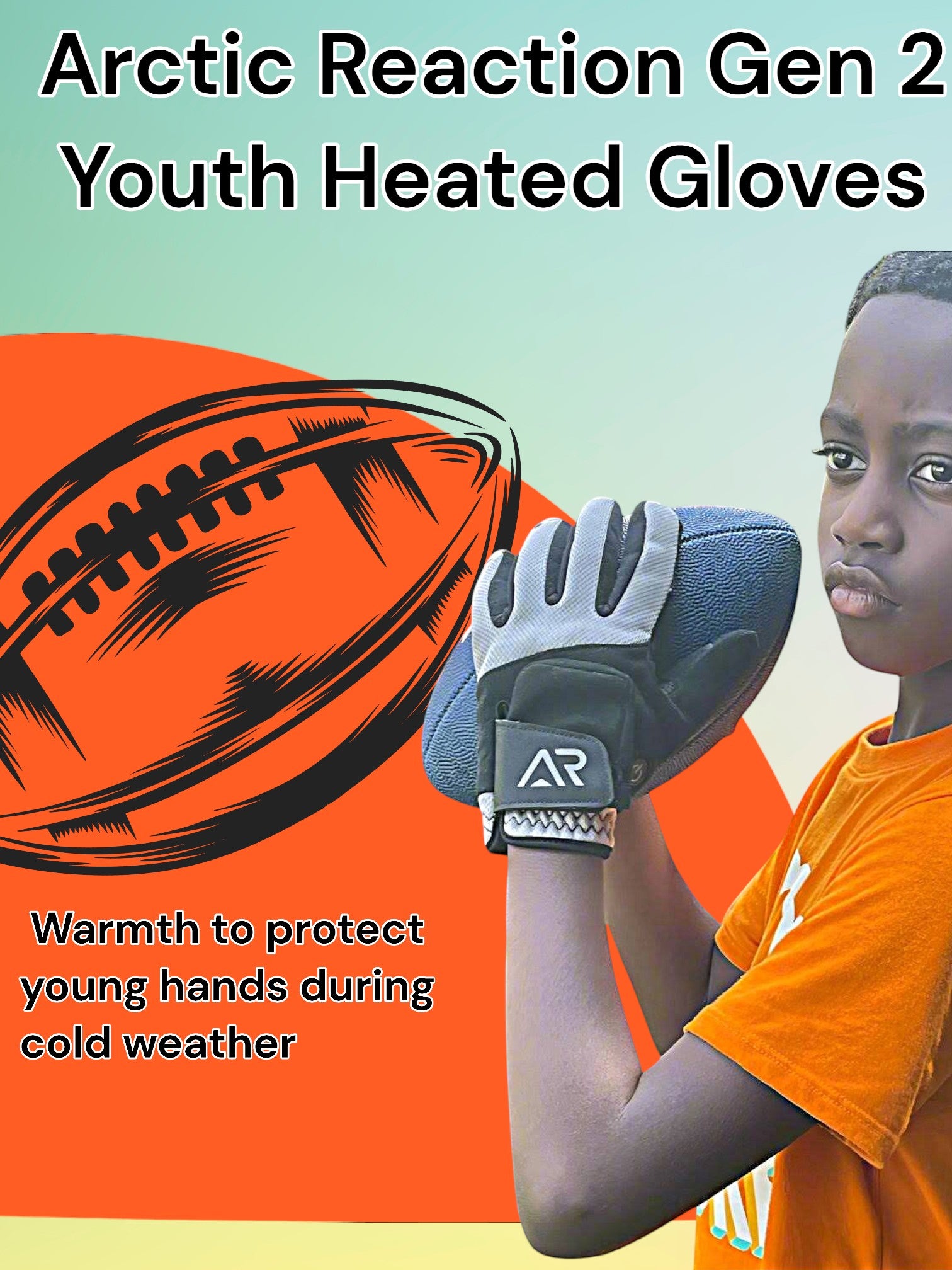 Black & Blue GEN 2 Heated Sports Glove by Arctic Reaction